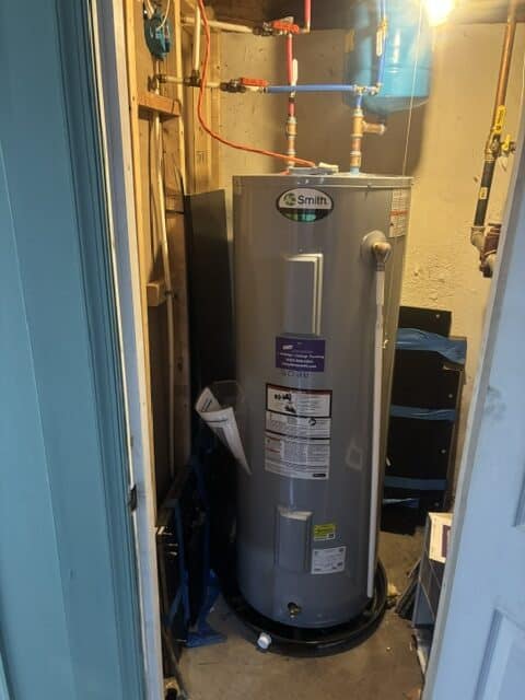 Water heater installation